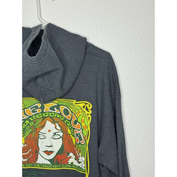 One Love Cali Reggae Fest Hoodie Mens L 2019 Festival Sublime Dirty Heads Rasta - Picture 10 of 16